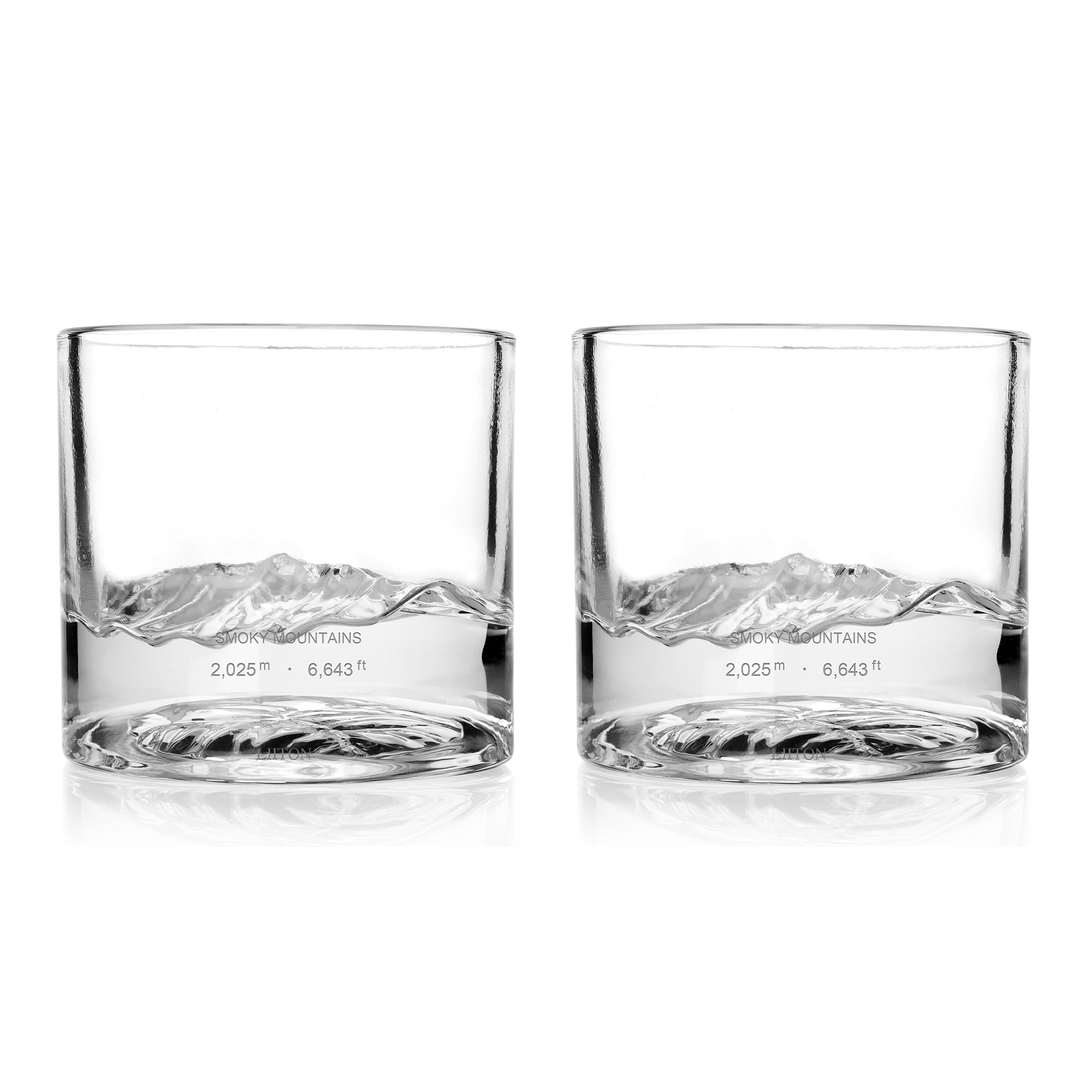 Smoky Mountain Glasses Set of 2